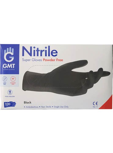 Γάντια νιτριλίου μιας χρήσης χωρίς πούδρα